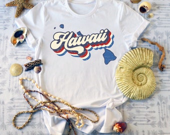 HAWAII Shirt - Unisex Jersey Short Sleeve Tee, Vacation Shirt, Retro Shirt, Matching Vacation Shirt