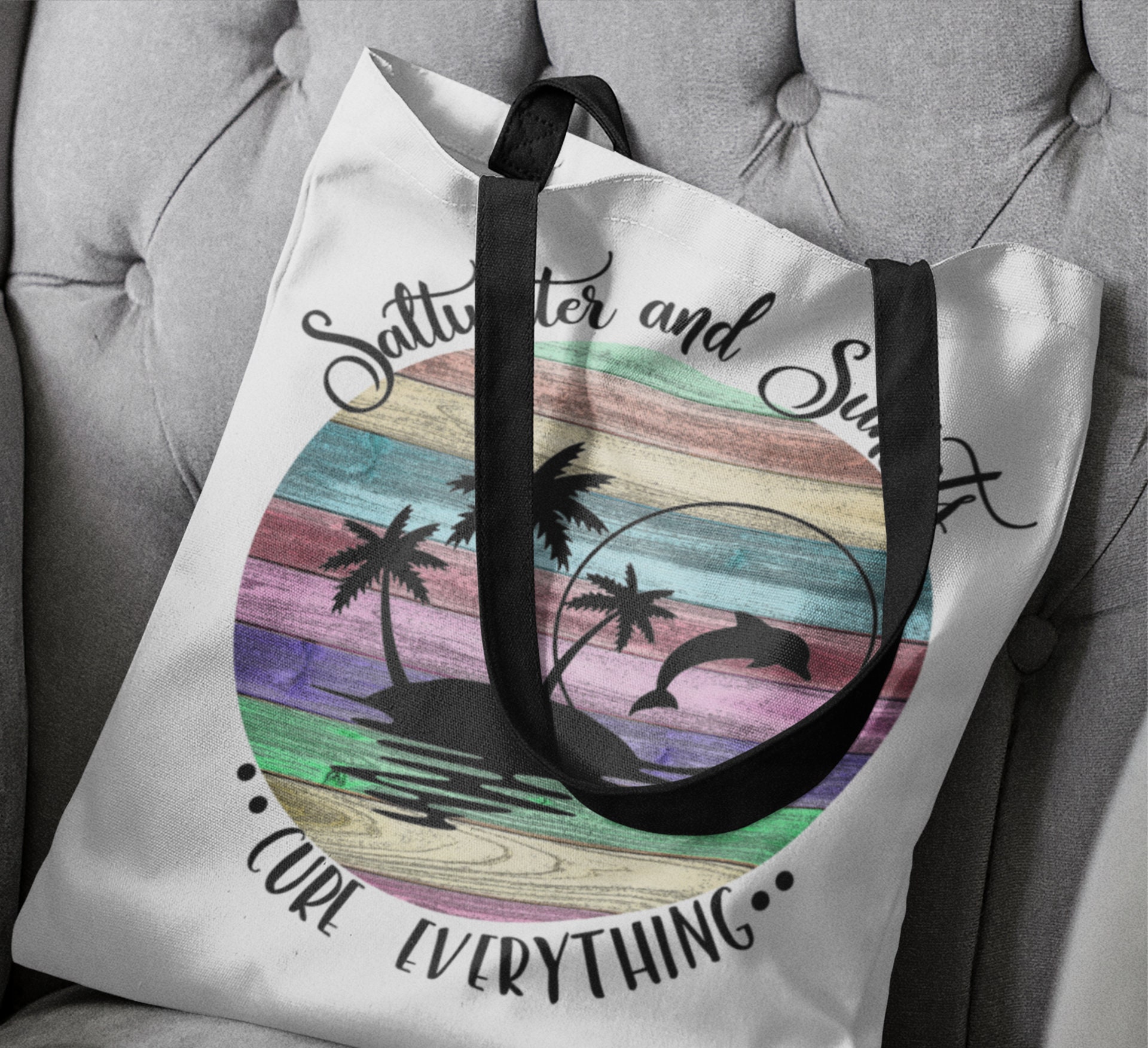 Tropical life bag Etsy