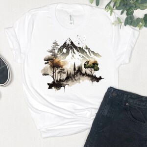 Mountain Nature Shirt - Wanderlust Shirt, Camping Tee, Vintage Camping, Hiking Shirt, Adventure Shirt, Travel Shirt, Mountain Shirt