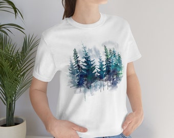 Pine Tree Shirt - Pine Tree Tshirt for Men - Tree Line Tee - Tree Tee for Him/Her - Outdoor Shirt -Nature Enthusiast