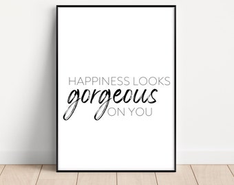 Self Love Affirmation Art Print, Daily Affirmation, Positive Affirmation, Digital Wall Art, Black Art, Minimalist Printable Wall Art
