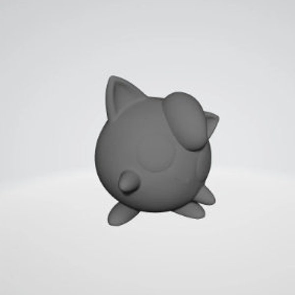 3" Jigglypuff Pokémon gcode file for Creality Ender3 Longer LK4 Prusa MK3S Anycubic Mega Zero 3D Print Ready Model