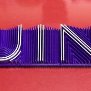 Heatwave 3d Printable Typeface All Letters and Numbers - Etsy