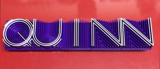 Heatwave 3d Printable Typeface All Letters and Numbers - Etsy