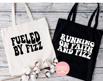 Glaube und Fizz Arbonne Tragetasche, Bon Babe Geschenktasche, Geburtstagsgeschenk, angefeuert von Fizz Tote, ENVP Geschenk, Arbonne Shirt, Team Geschenk, wiederverwendbare Tasche