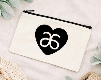 Arbonne Canvas Pouch, Bon Babe Fizz Bag, Travel Bag, Bon Babe Cosmetic Bag, Mother's Day Team Gift, Fizz Sticks Holder, Fizz Dealer