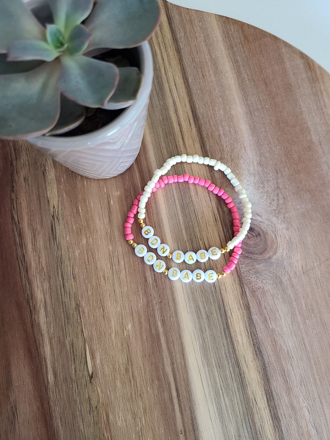 Arbonne Beaded Bracelet, Arbonne Christmas Gift, Bon Babe Team Gift