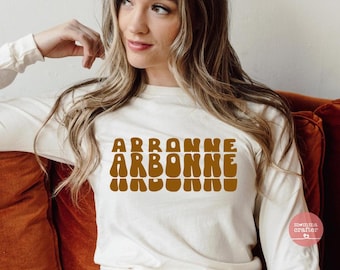 Arbonne Stacked Natural Long Sleeve Bella Canvas Tee, Bon Babe Mother's Day Gift, Fizz Dealer, ENVP, Promotion Team Gift, Lifer Consultant,