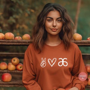 Peace Love Arbonne Crewneck, Arbonne Sweatshirt, Fizz Sticks Sweatshirt, Bon Babe Shirt, Gift for Her, Birthday Gift for Her, Arbonne Love