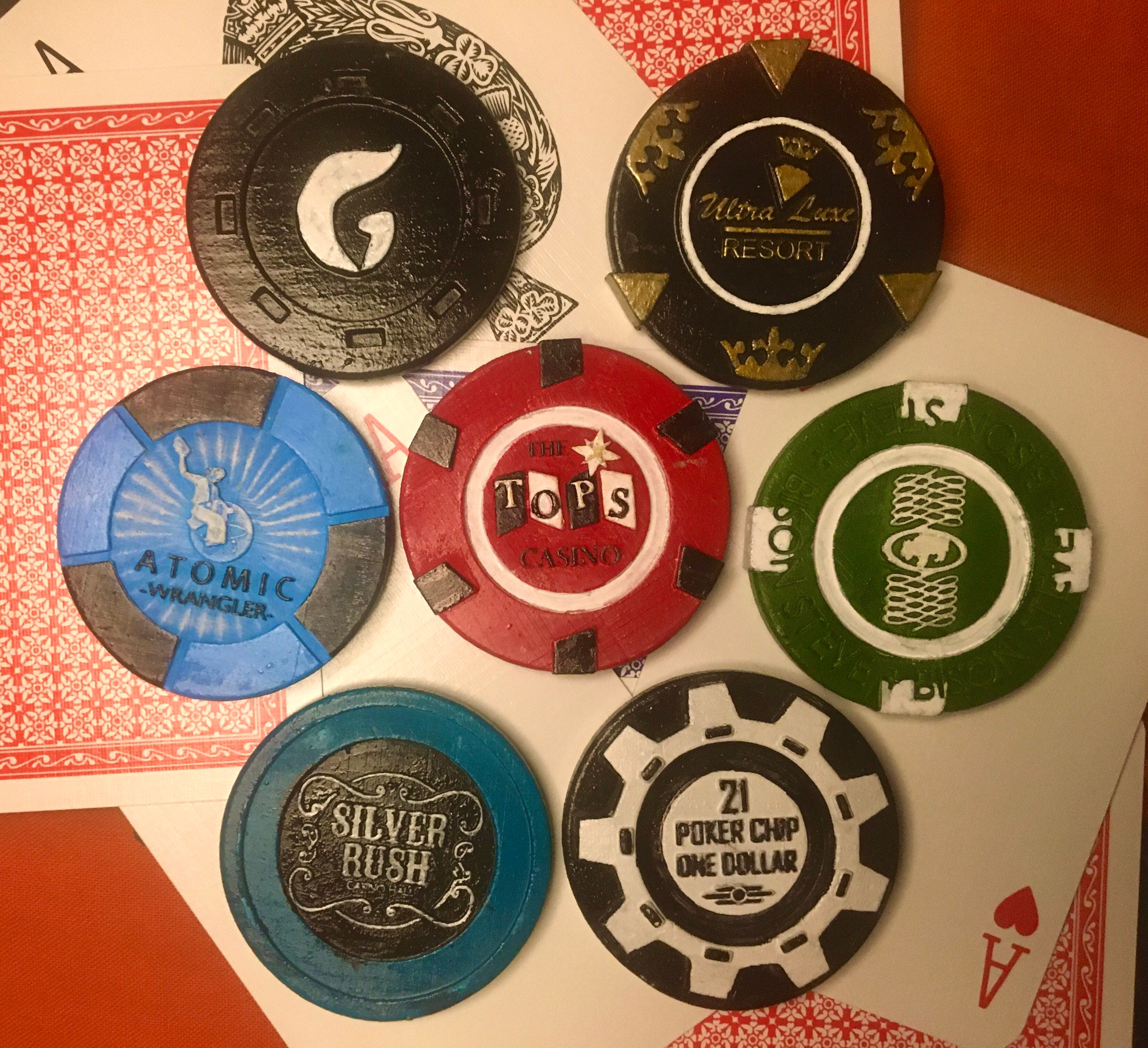 Full House Fallout New Vegas Poker Chip - Etsy