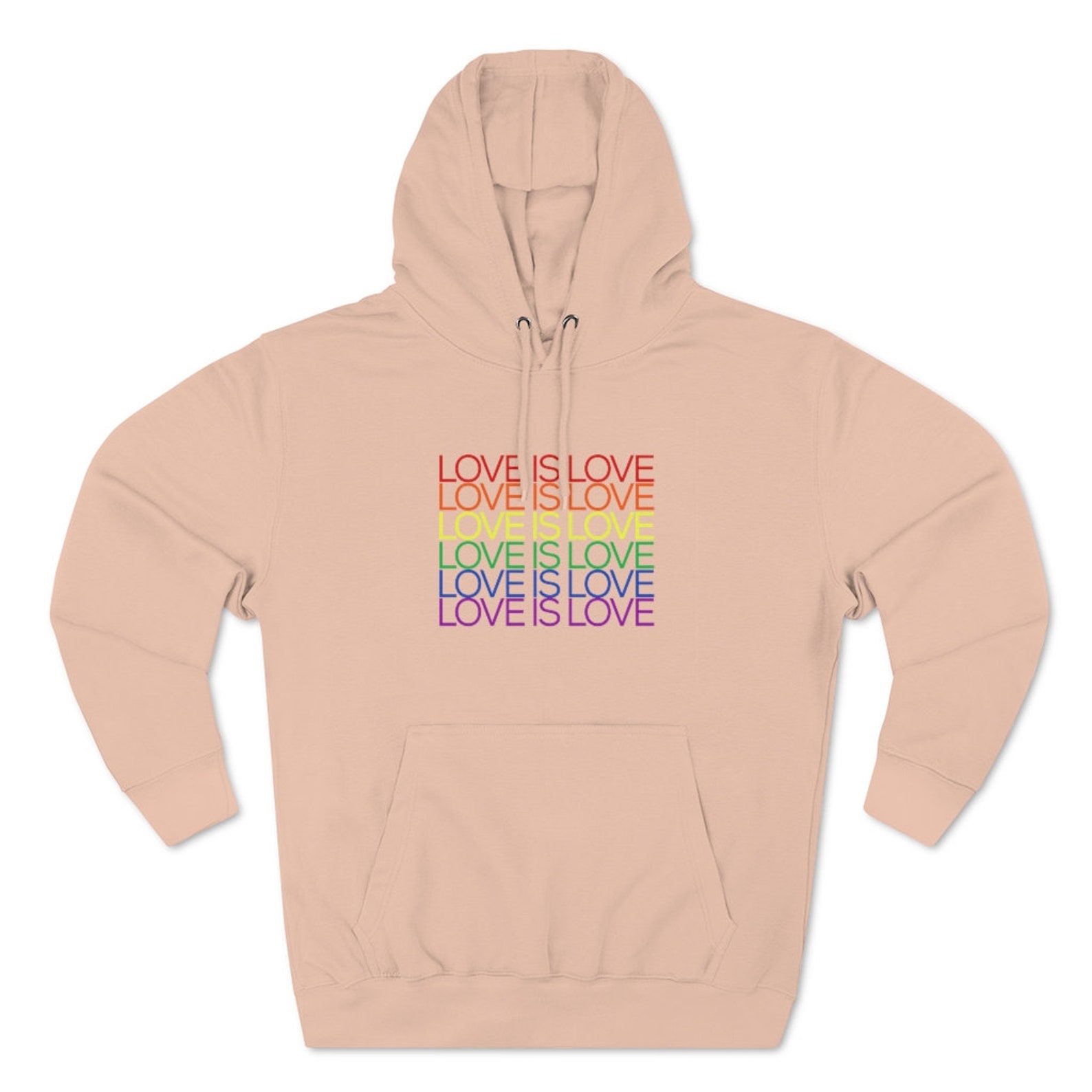 Love is Love LGBTQ Pride Rainbow Unisex Ecosmart® Pullover | Etsy