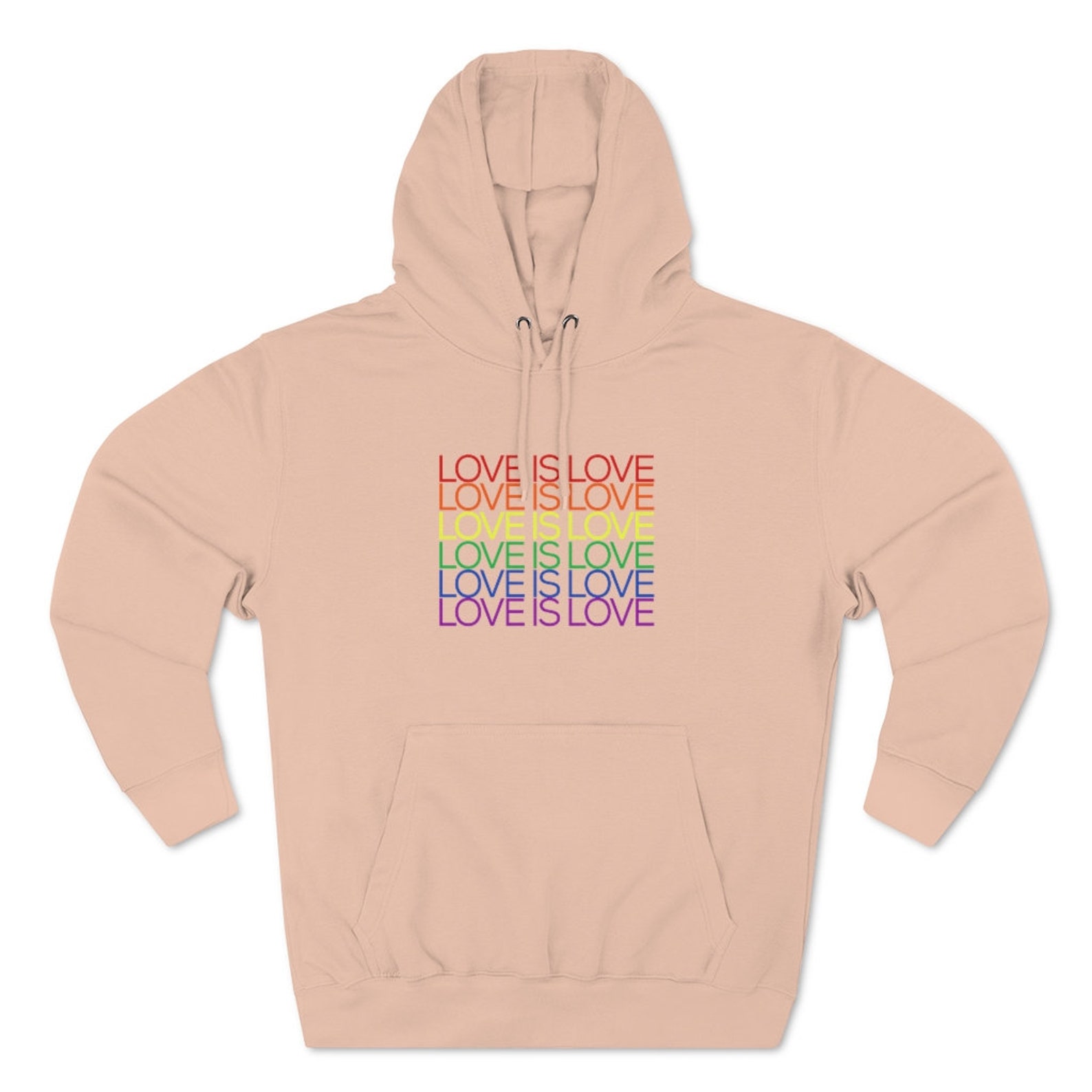 Love is Love LGBTQ Pride Rainbow Unisex Ecosmart® Pullover Etsy