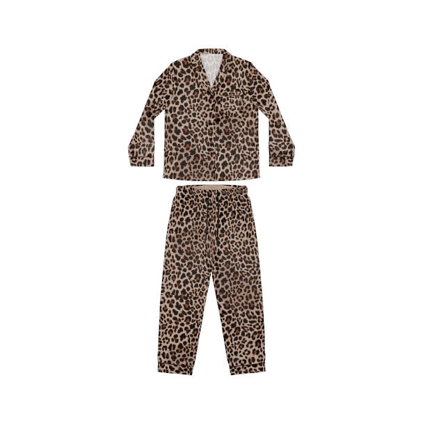 Kids leopard print pyjamas hotsell