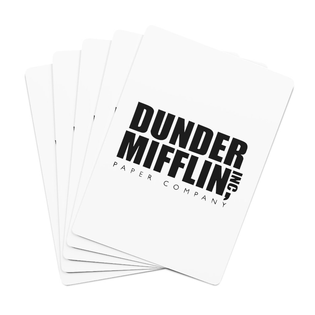 The Office Dunder Mifflin Playing Cards