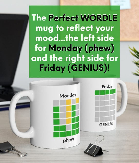 Wordle Phew! Mug, Wordle Sarcastic, Wordle Coffee Mug Funny Wordle  Sarcastic Mug, Wordle Gift Mug 11oz 15oz for Relatives Friends Lover  Birthday Gifts Mugs, One Size 