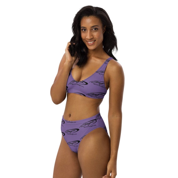 Baja Purple Bikini, Lake Life, Speed Changes You, Women's 2-piece Swimsuit,  Recycled High-waisted Bikini -  Canada