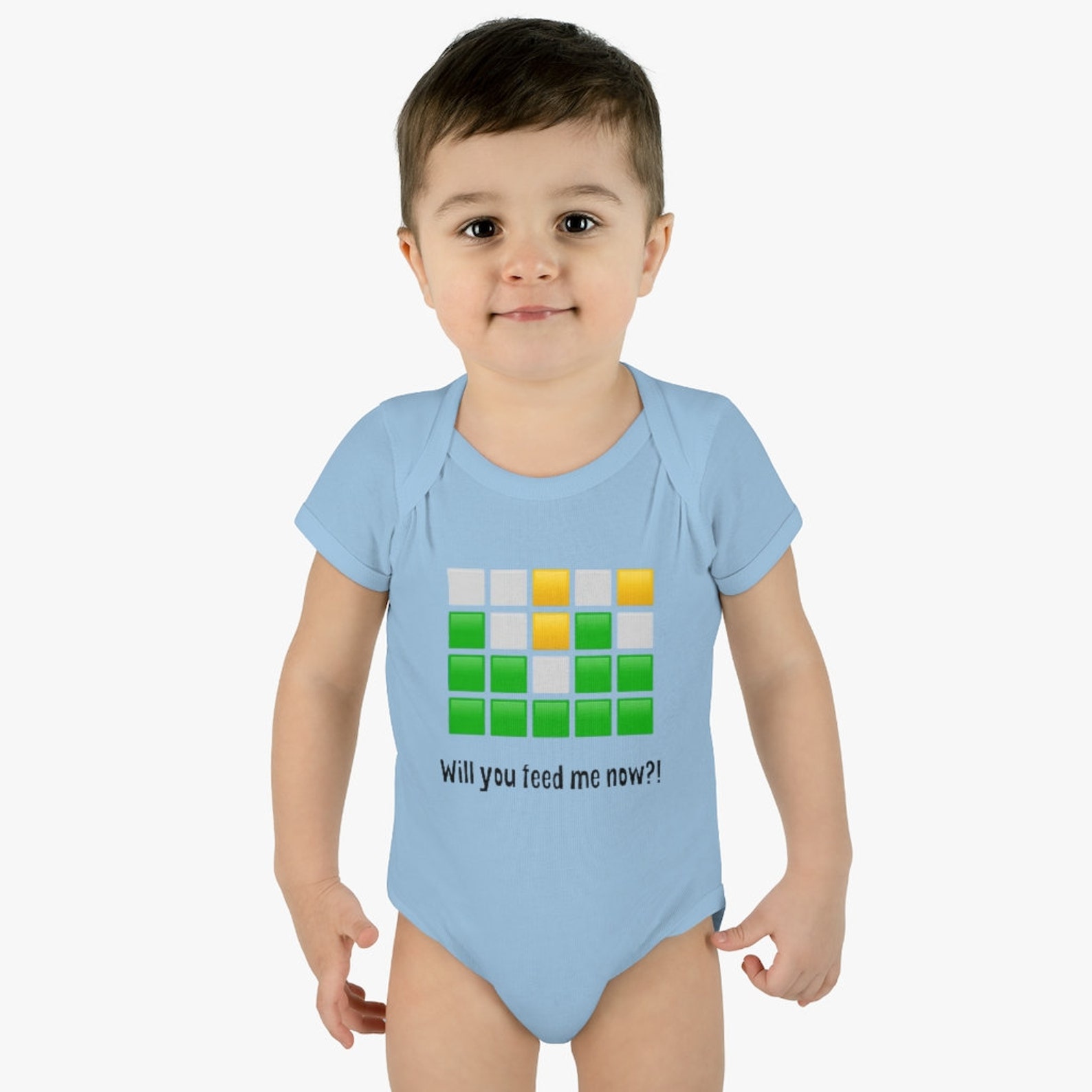 Wordle Meme Baby One Piece Wordle Word Puzzle Funny Baby  Etsy Canada