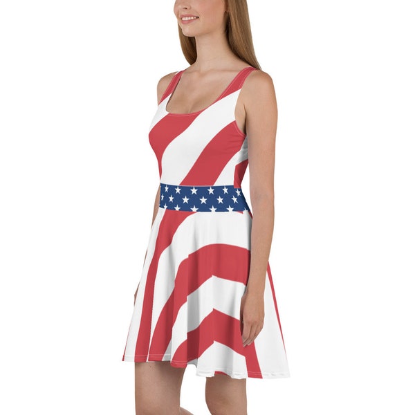 American Flag Dress Etsy