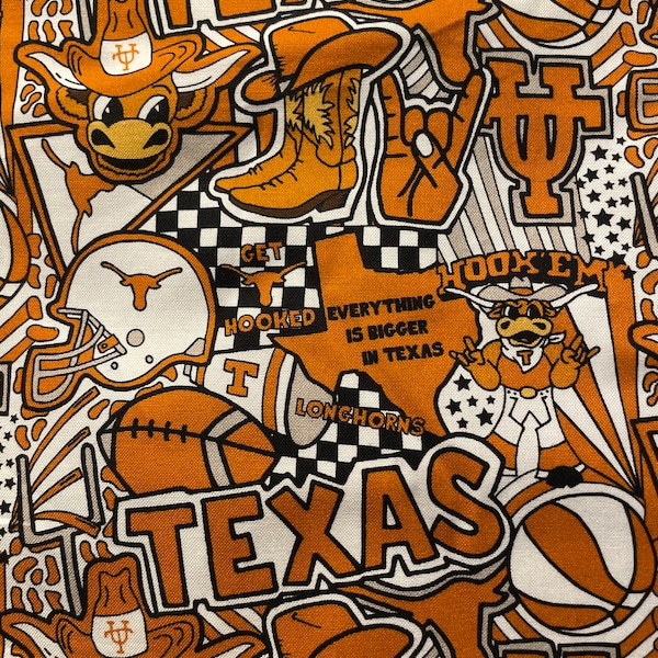 University of Texas Licensed Fabric