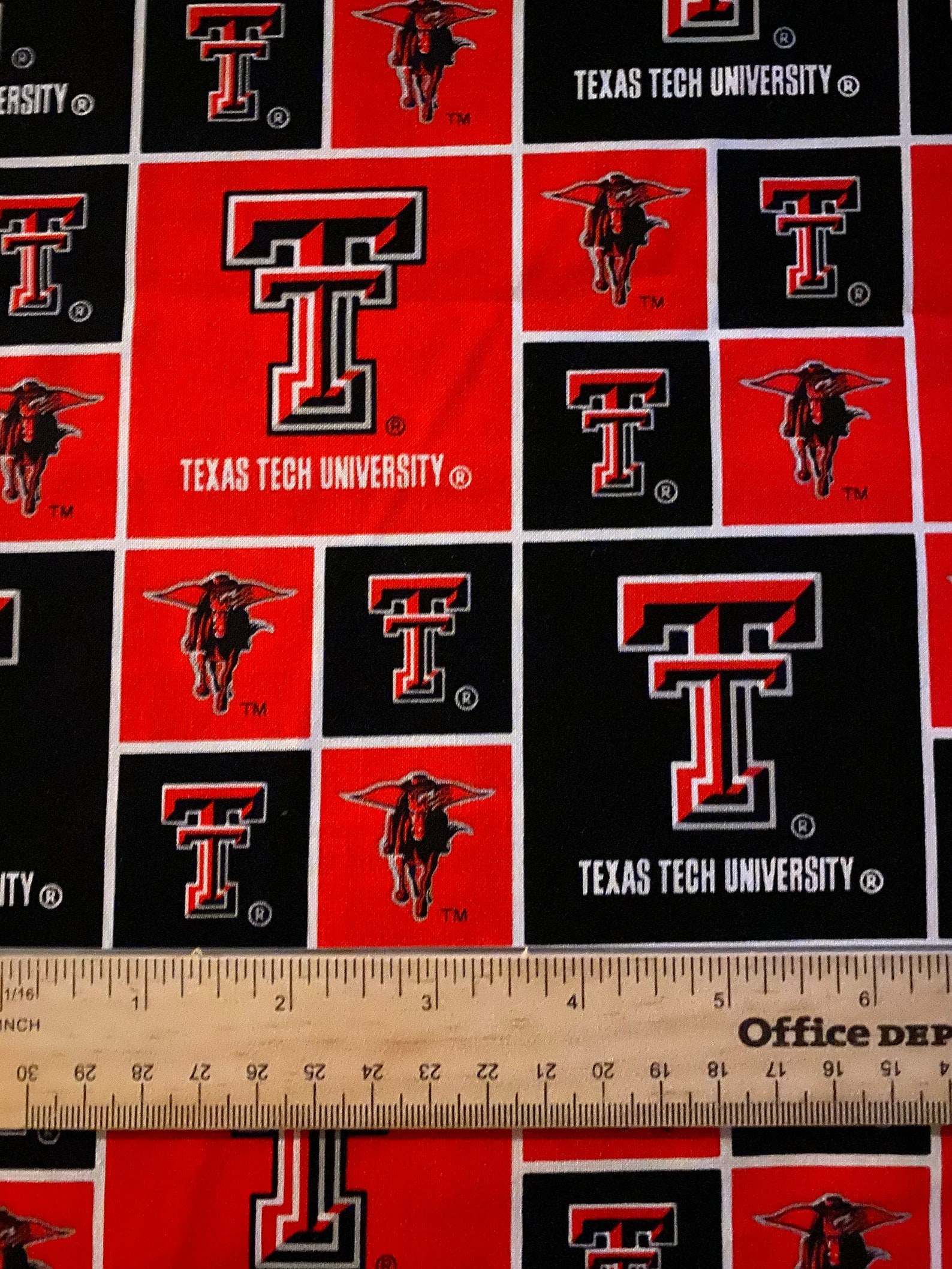 Texas Tech University Licensed Fabric Etsy