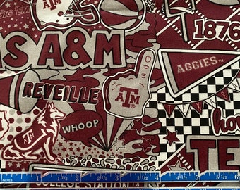 Texas A&M University Licensed Fabric