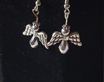 Bonitos pendientes de ángel