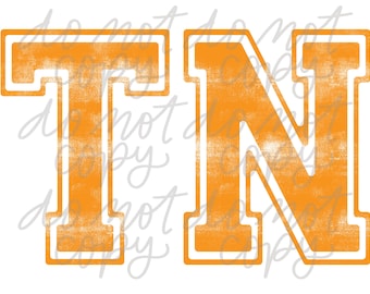 Tennessee Digital Design - UT Shirt Design - VOLS Football Design - Volunteers Shirt Design - Go VOLS - Go Big Orange