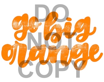 Tennessee Digital Design - UT Shirt Design - VOLS Football Design - Volunteers Shirt Design - Go VOLS - Go Big Orange