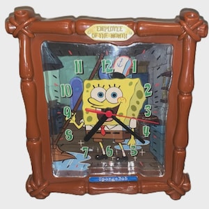 Spongebob Wall Clock - Etsy