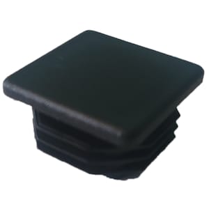 1 1/4&quot; Black Plastic Plug Cap for Square Tube Furniture Insert Glides
