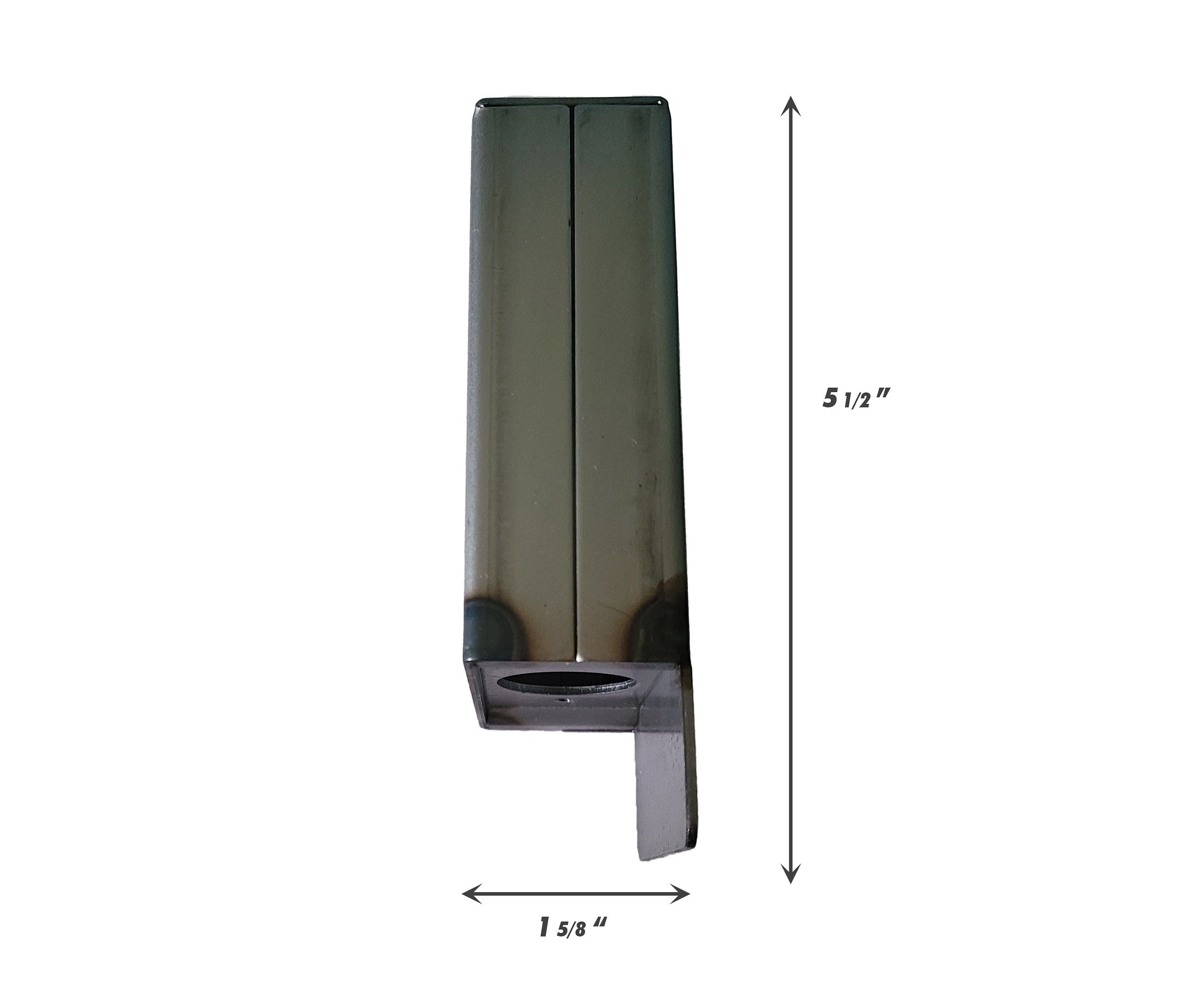 Small Metal WELDANDFABSHOP Gate Lockbox Double Hole Weldable Steel...