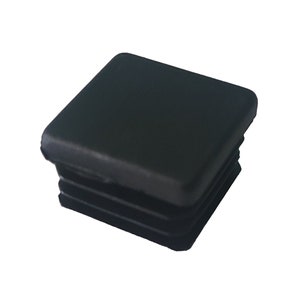 May include: Black square plastic end cap for furniture legs.