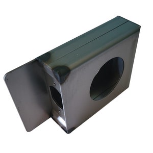 1 1/4" Single Hole Weldable Steel Lockbox for Doors and Gates (Fits most Locks)