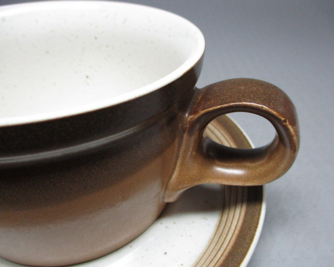 Mikasa Potters Art PF102 Japan Buckskin 4 Cups Four Saucers Etsy UK