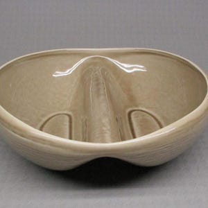 Steubenville Raymor Contempora Ben Seibel divided bowl , brown (2701)