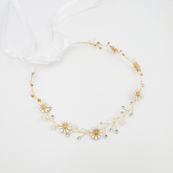 Daisy Hair Piece Etsy