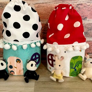 Mushroom House Pouch