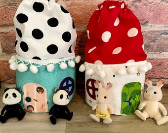 Mushroom House Pouch