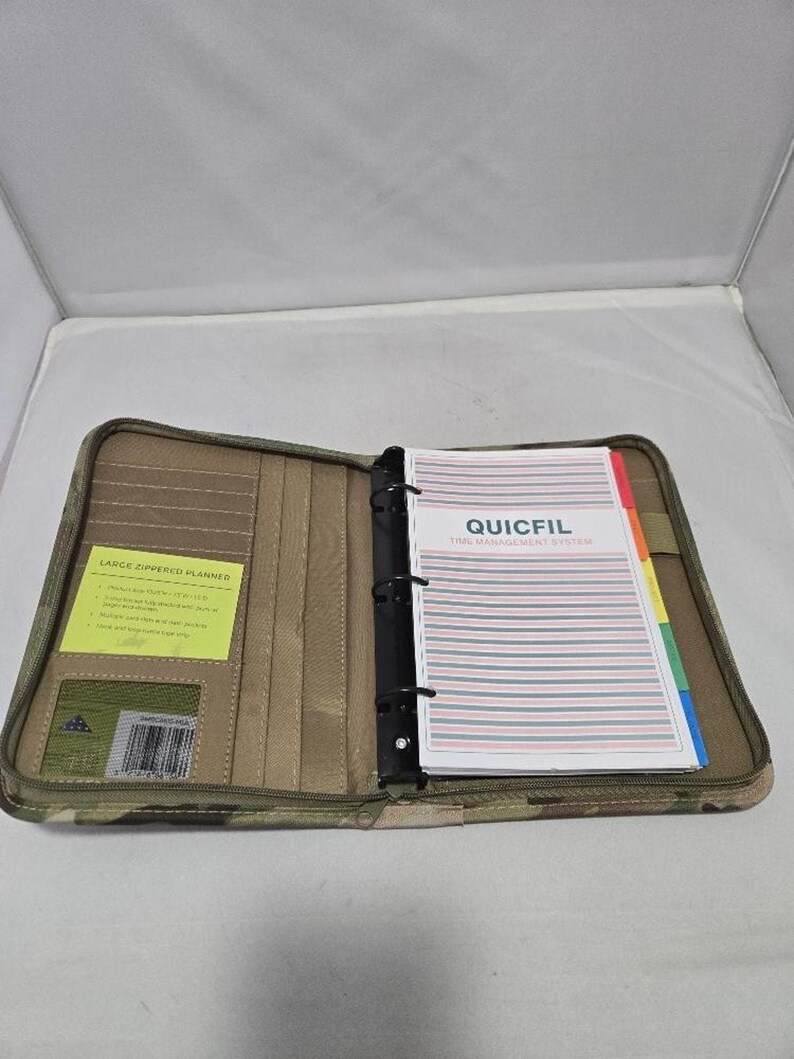 Camo Daily Weekly Planner Camouflage Tactical Organizer Notebook ...