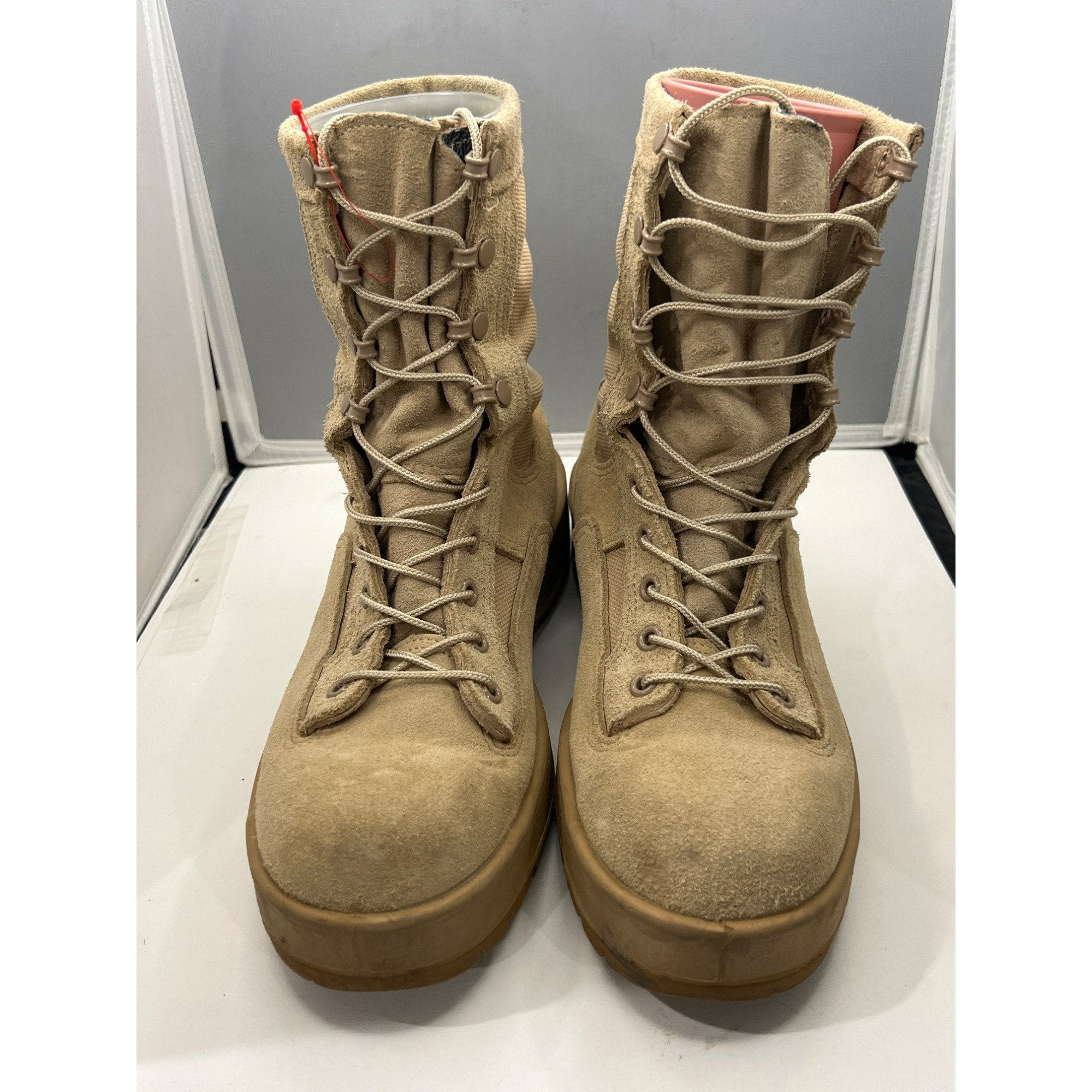 Mens tan combat clearance boots