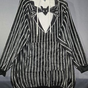Disney The Nightmare Before Christmas Hooded Pajama Night Shirt Women's L Jack image 2
