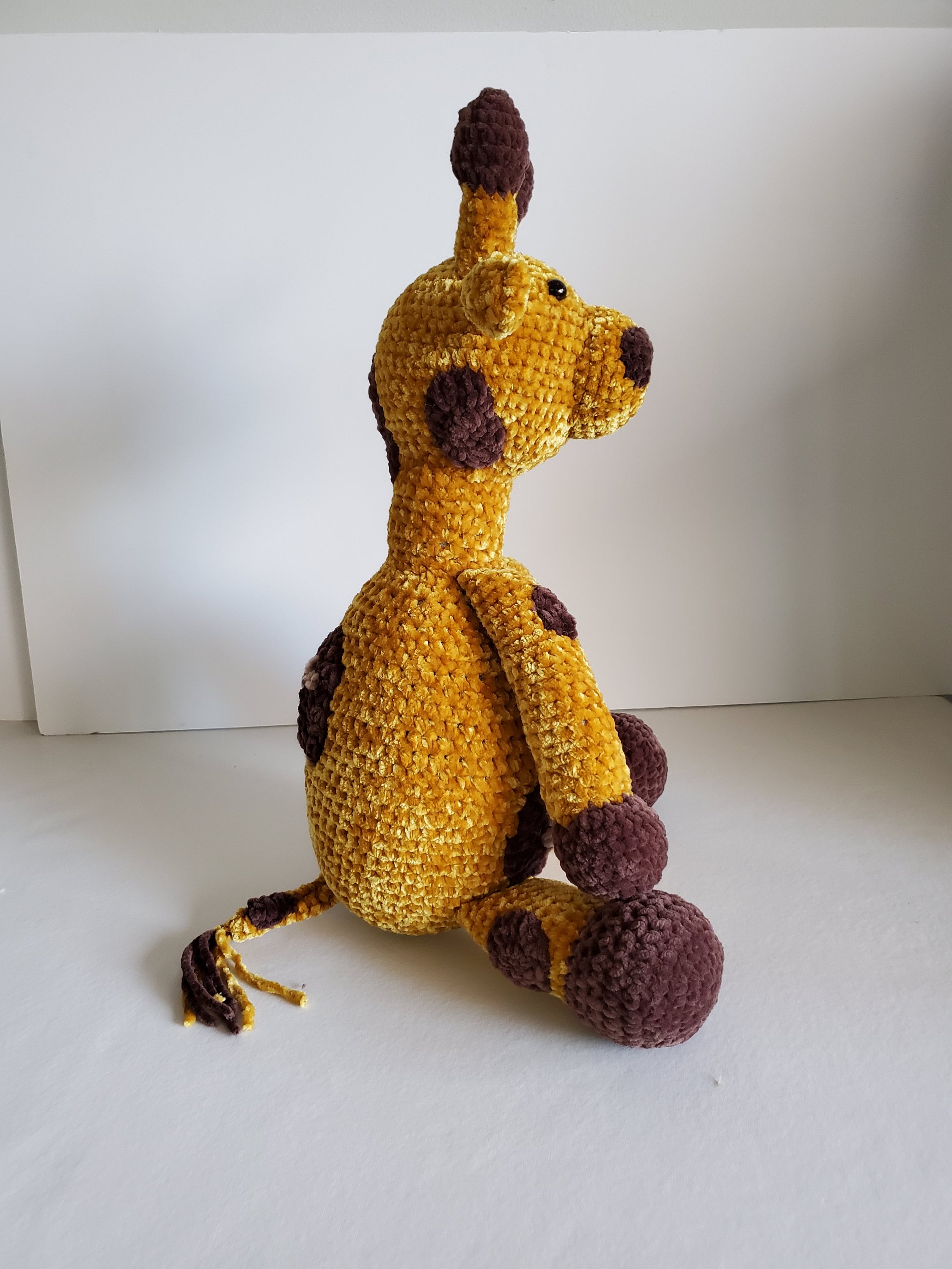 Gold Spotted Giraffe /crochet Stuffed Animal/handmade Stuffed Etsy