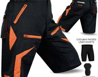 Mens Cycling MTB Shorts, Off Road Downhill Bycicle Shorts.