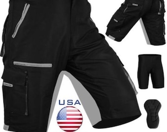 Mens Cycling MTB Shorts, Off Road Downhill Bycicle Shorts.