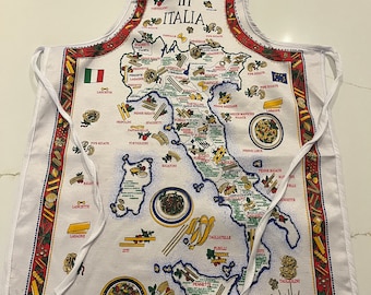 Pastaschort | Italiaanse pastaschort | Pasta in Italië | Cadeaus voor pastaliefhebbers | Verstelbaar schort | Italiaanse cadeaus
