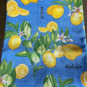 Lemon Tablecloth Made in Italy