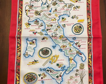 Pastatheedoek Italië La Pasta In Italia