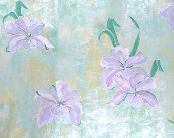 Vintage 1990's Furnishing Fabric 'Shimmering Iris'.