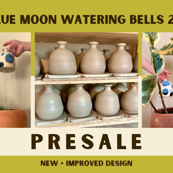 MADE TO ORDER: Blue Moon Watering Bell