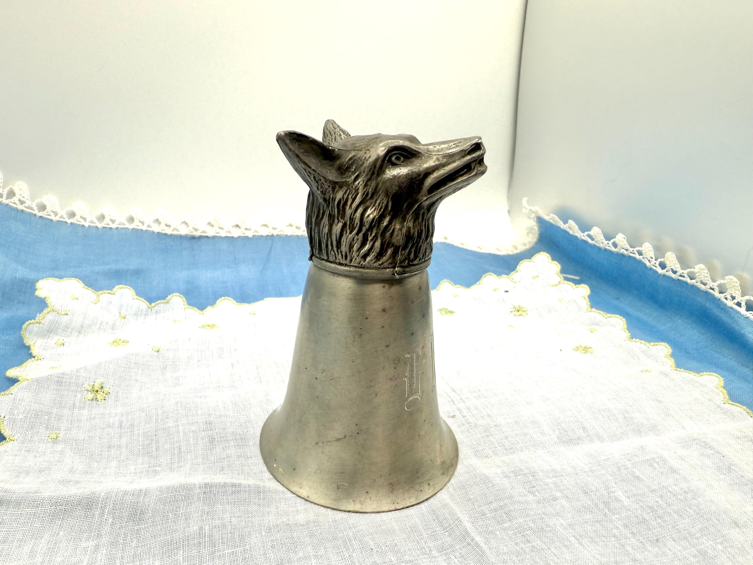 アンティーク　ヴィンテージ スターラップ カップ　stirrup cup 人気 アンティーク】ヴィンテージ スターラップ カップ【stirrup cup